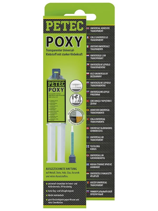 PETEC 98425 Dvoukomponentní epoxypryskyřičné lepidlo 24 ml