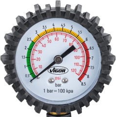 Pneuhustič s analogovým tlakoměrem VIGOR V6905 (1)